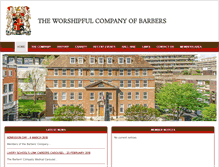 Tablet Screenshot of barberscompany.org